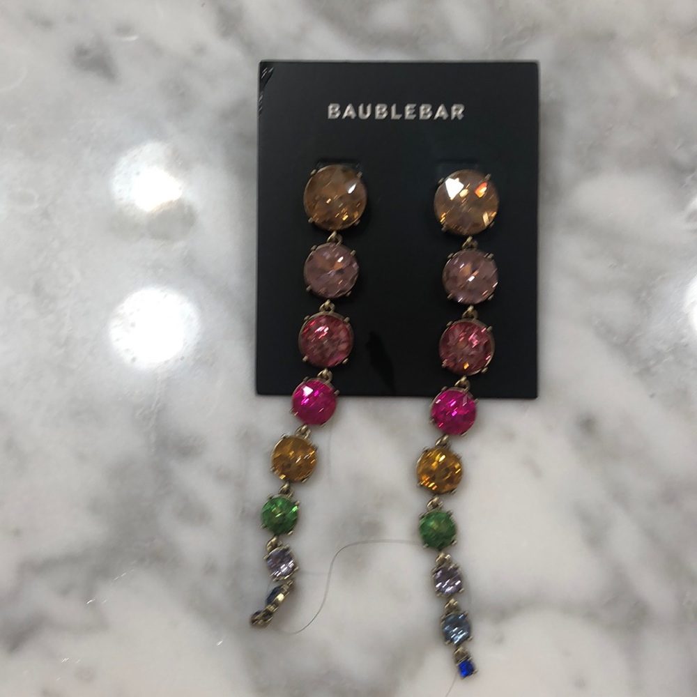 Baublebar rainbow dangle earrings